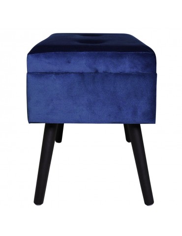 Pouf-coffre Bardo Velours Bleu msxbt1807svelvetblue