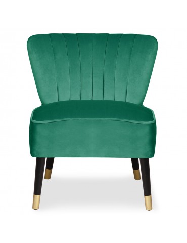 Lot de 2 fauteuils Alma Velours Vert 8446greenvelvet