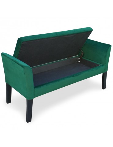 Banquette-coffre Idor Velours Vert 5072greenvelvet