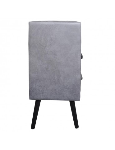 Commode 6 tiroirs Bardo Simili P.U. Gris msxbt1817pugrey