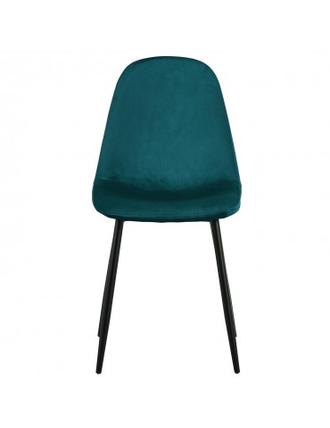 Lot de 4 chaises Gao Velours Vert dc5081velvetgreen