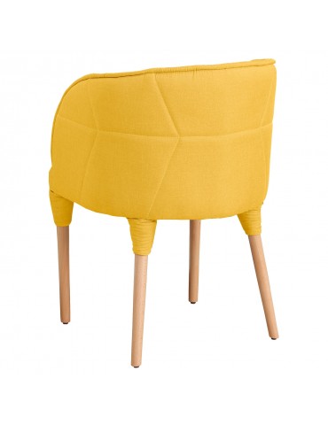 Chaise / Fauteuil Cielo Tissu Jaune lf0148jaune