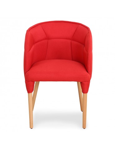 Chaise / Fauteuil Cielo Tissu Rouge lf0148rouge