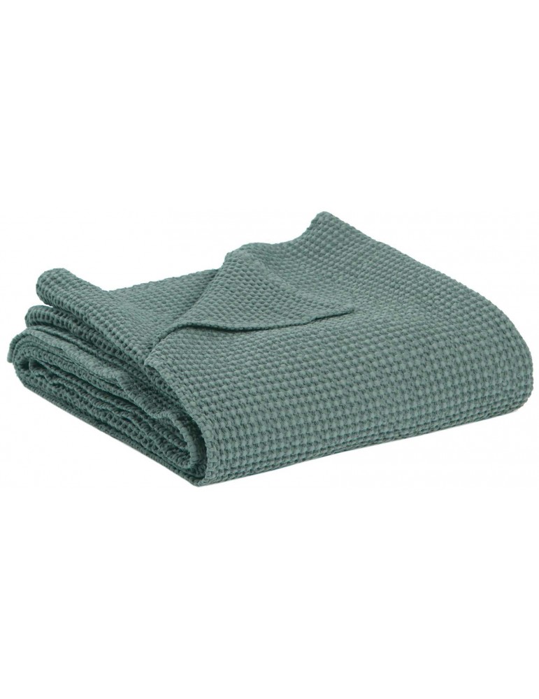 Plaid Stonewashed Maia Vert de Gris 140 x 200 1307052000Vivaraise Plaid Stonewashed Maia Vert de Gris 140 x 200 1307052000Vivaraise