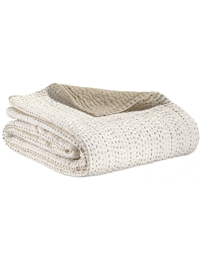 Jeté uni Gastounet Ficelle 240 x 260 1307855000Vivaraise Jeté uni Gastounet Ficelle 240 x 260 1307855000Vivaraise