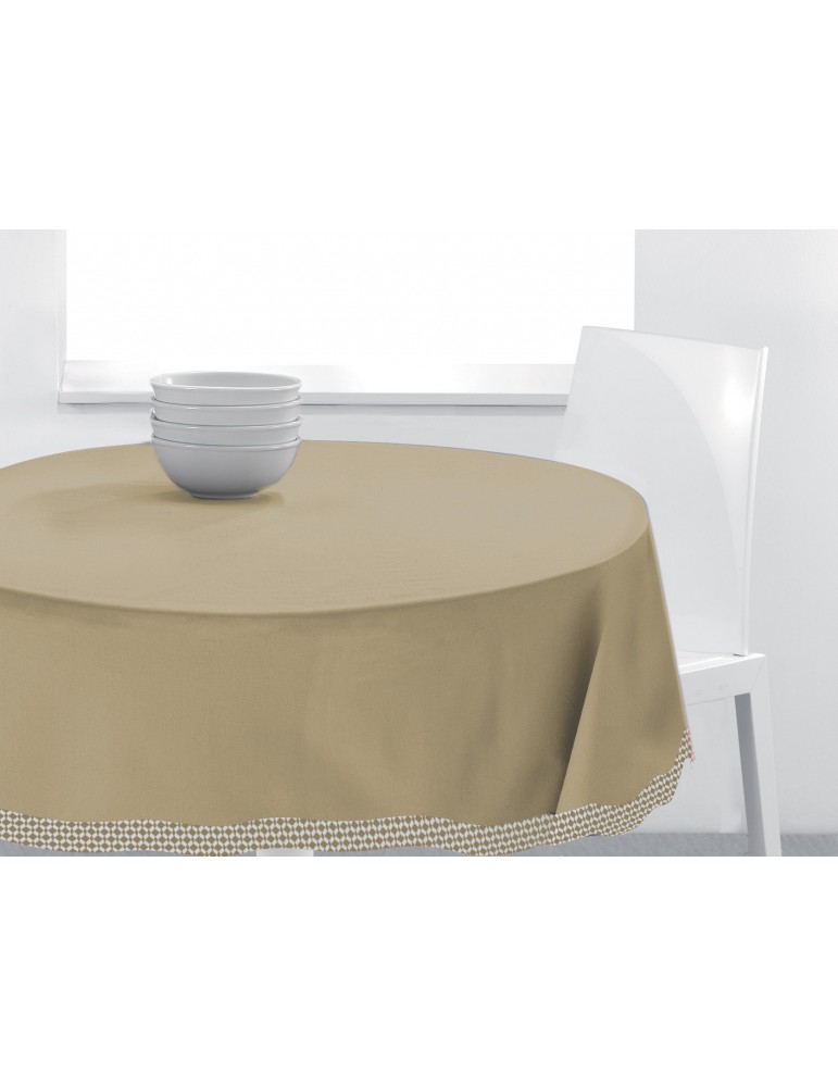 Nappe ronde Tosca Cement diamètre 150 cm 4339061000Les Ateliers du Linge Nappe ronde Tosca Cement diamètre 150 cm 4339061000Les Ateliers du Linge