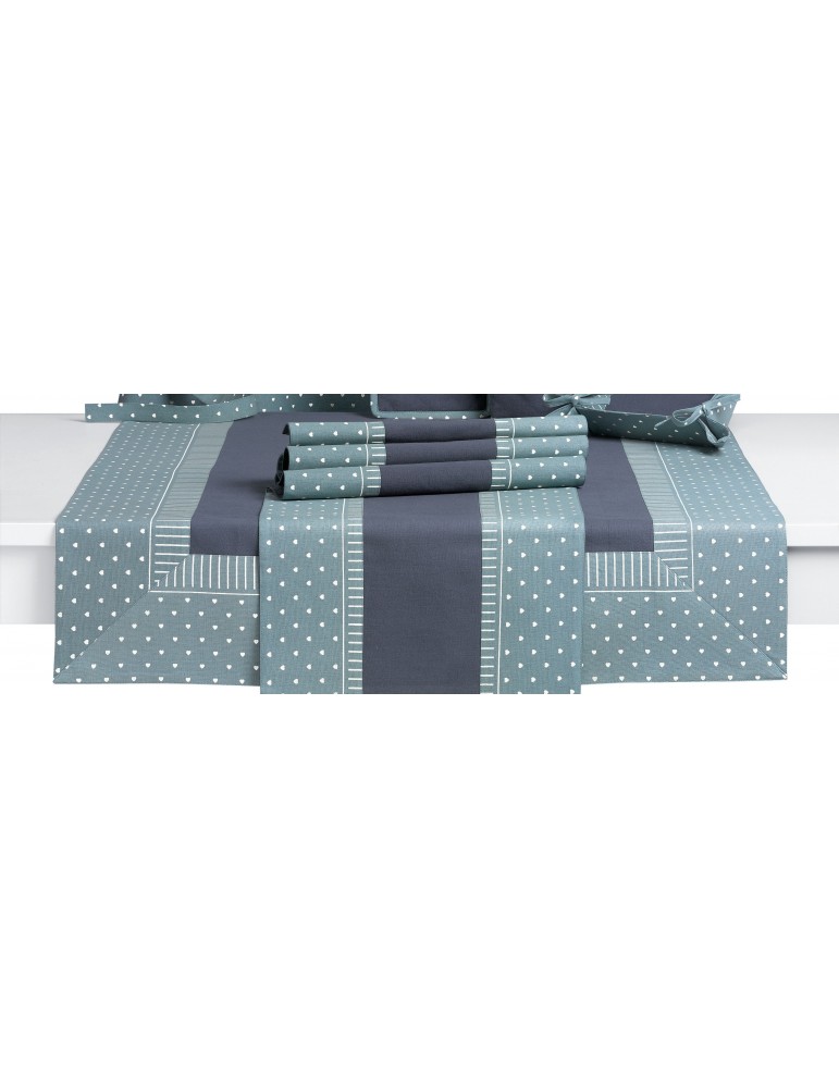 Nappe Saphir Bleu 90 X 90 4107066000Ça et Là Nappe Saphir Bleu 90 X 90 4107066000Ça et Là