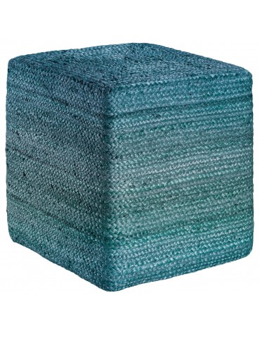 Pouf uni Jarod carré Vert de gris 40 x 40 x 40 1308375000Vivaraise