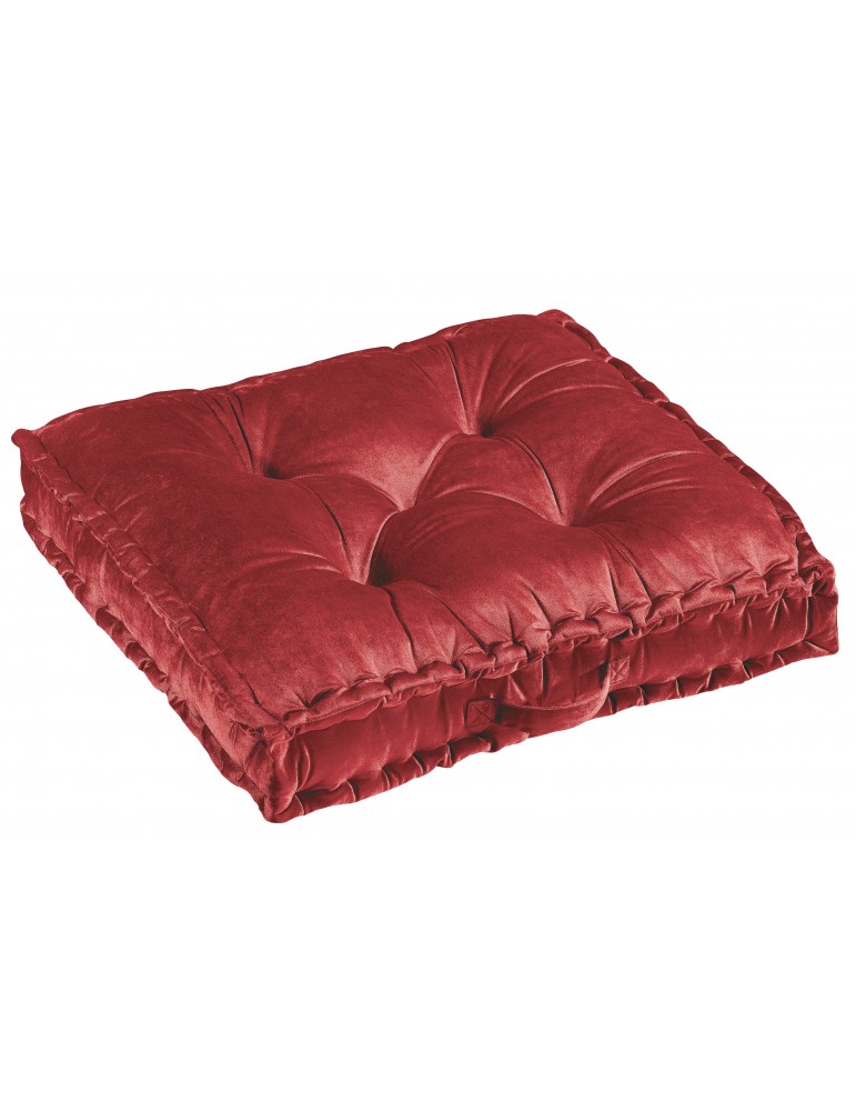Maxi Coussin Matelas Velvet Sangria 65 X 65 X 8 8908030000Les Ateliers du Linge Maxi Coussin Matelas Velvet Sangria 65 X 65 X 8 8908030000Les Ateliers du Linge