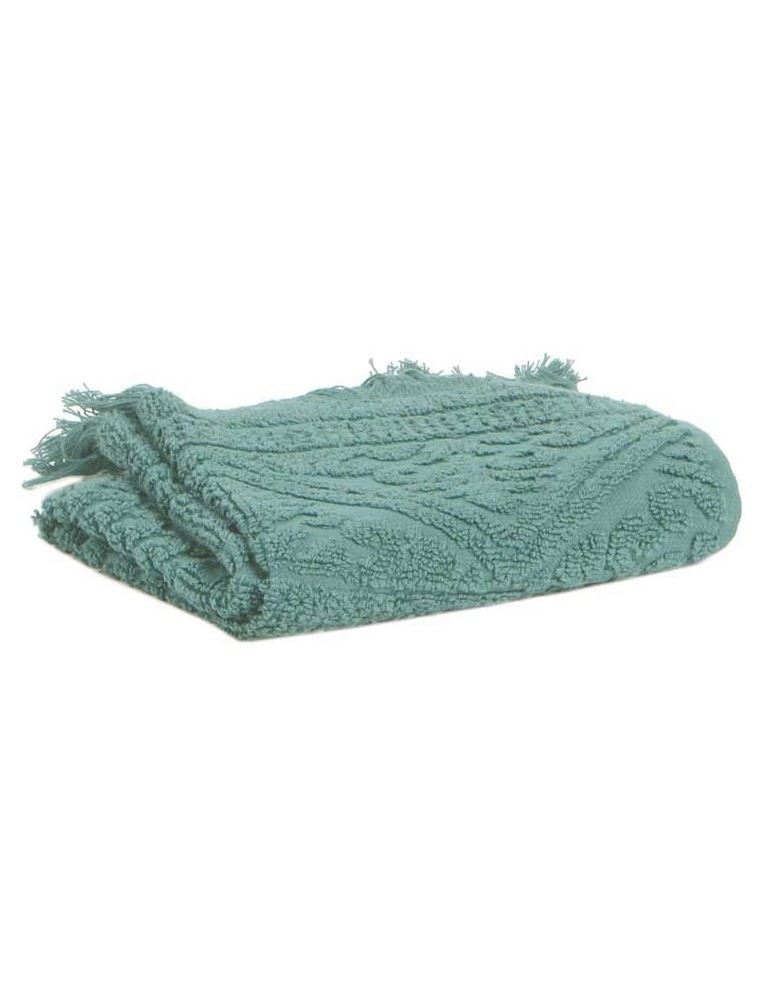 Drap de Bain Zoe Vert de gris 100 x 180 1306983000Vivaraise