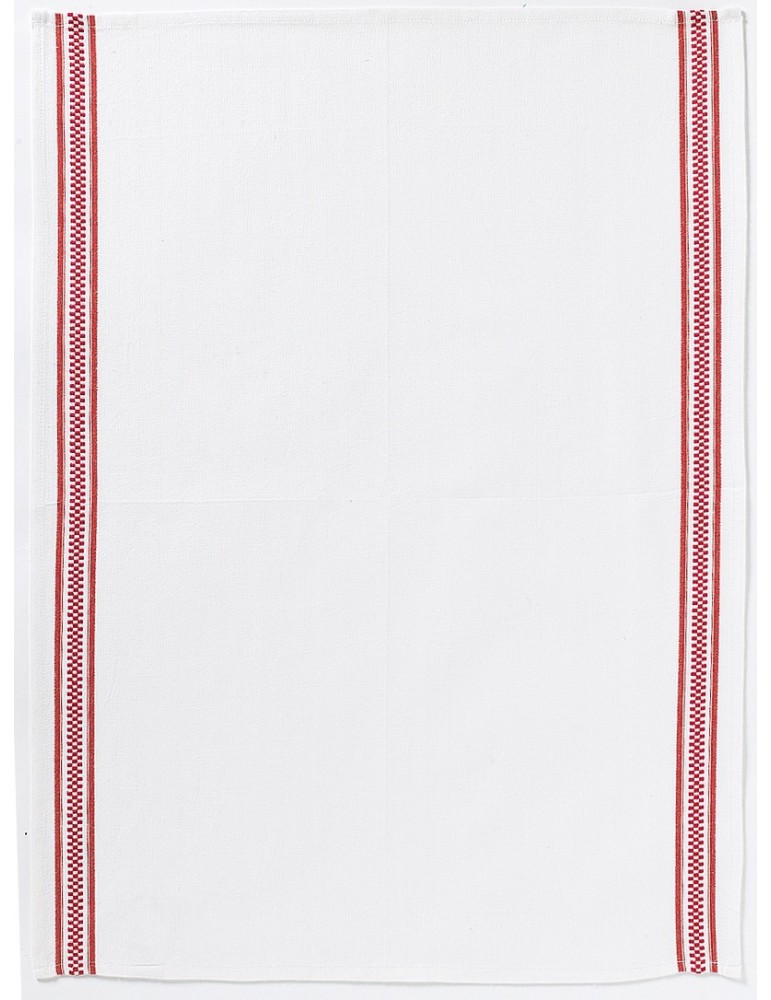 Torchon Damier rouge 50 X 70 6072035000Winkler