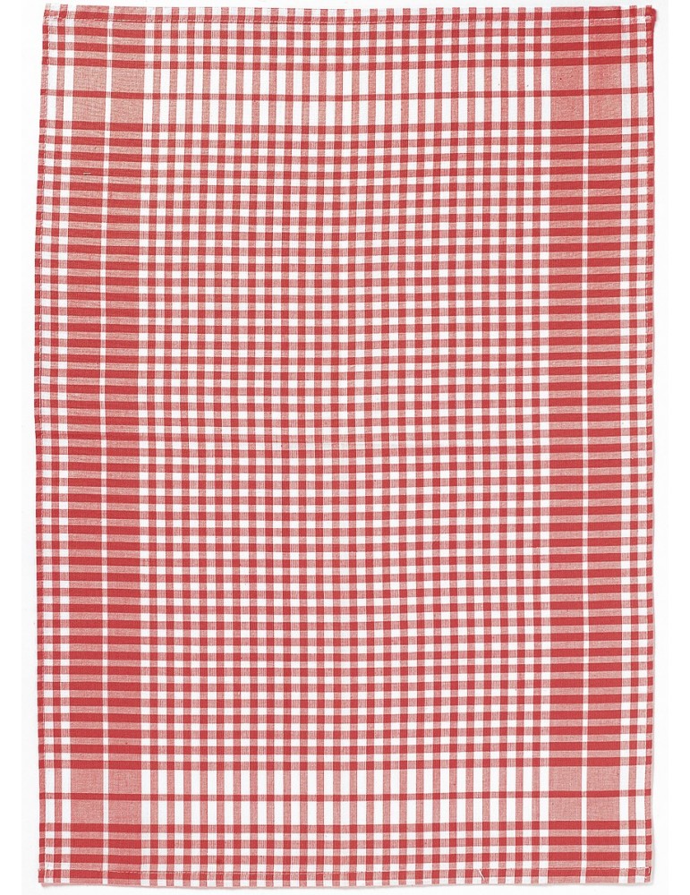 Torchon Petits Carreaux rouge 50 X 70 6119035000Winkler