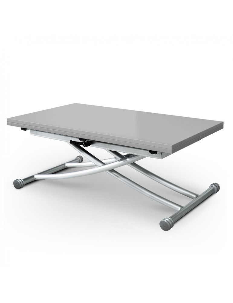 Table basse relevable Carrera Gris laqué B2219-S-Gris laqué