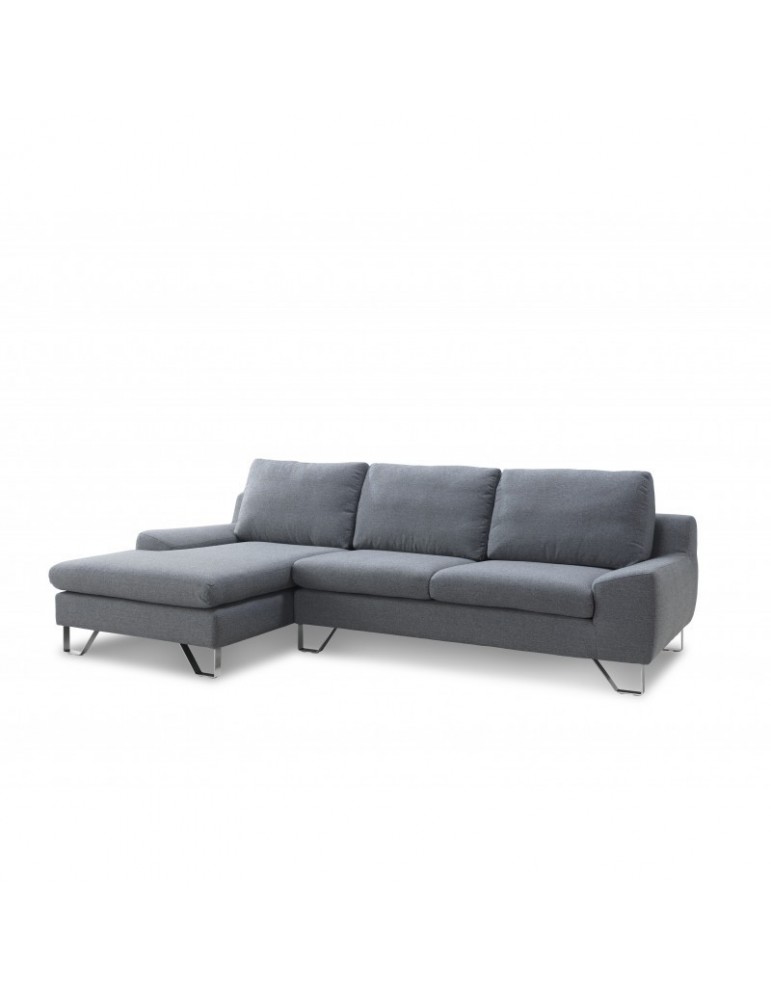 Kent Gris City - Canape d'angle en tissu angle gauche C109-CITYGREY-AG Kent Gris City - Canape d'angle en tissu angle gauche C109-CITYGREY-AG