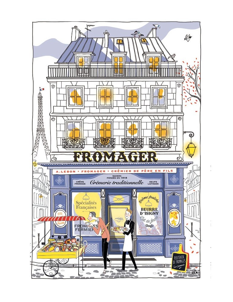 Torchon Façade Fromager Ecru 48 X 72 3736010000Winkler