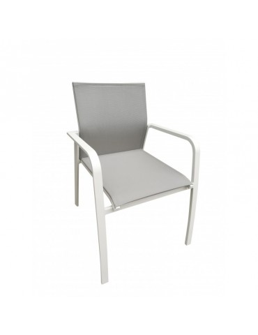 Fauteuil de jardin en aluminium Nice ALU-D013