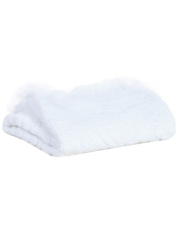 Serviette de toilette Zoé Neige 50 X 100 1303288000Vivaraise