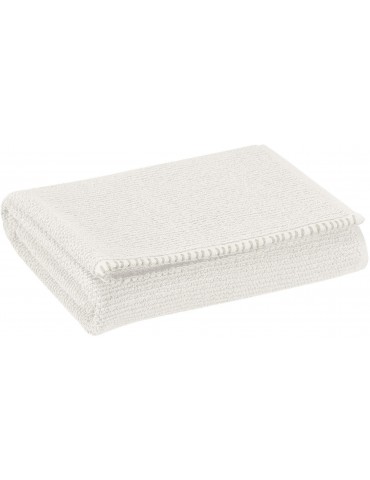 Serviette de toilette Bora Neige 50 x 100 6659315000Vivaraise