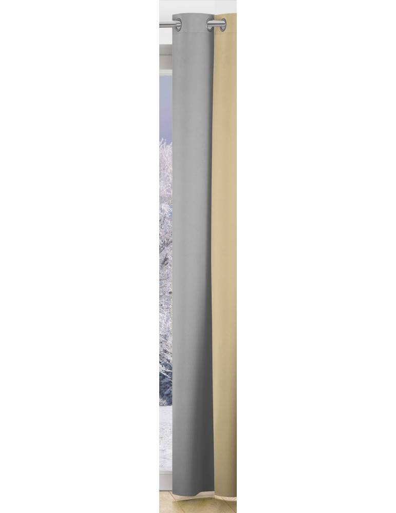 Rideau isolant Gris 135 x 260 8123071000Les Ateliers du Linge Rideau isolant Gris 135 x 260 8123071000Les Ateliers du Linge