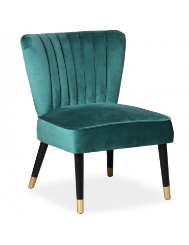 Fauteuil Palerme Velours Vert lf0139hlr64