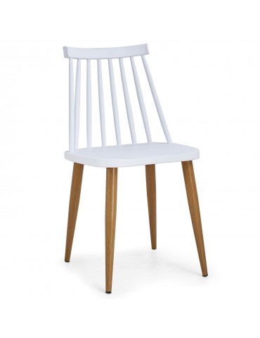 Lot de 4 chaises scandinaves Houlgate Blanc dc1573white