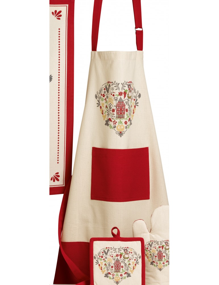 Tablier de cuisine Hiisel Ivoire 72 x 85 7208011000Ça et Là Tablier de cuisine Hiisel Ivoire 72 x 85 7208011000Ça et Là