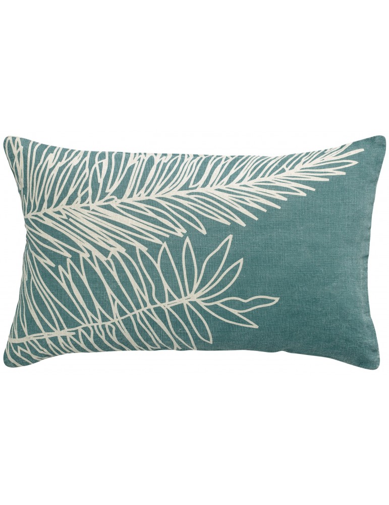 Coussin Stonewashed Zeff Palm Prusse 40 x 65 2392025000Vivaraise Coussin Stonewashed Zeff Palm Prusse 40 x 65 2392025000Vivaraise