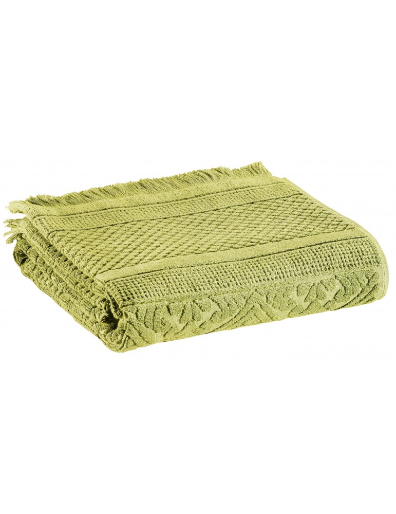 Drap de bain uni Zoe Matcha 100 x 180 1308765000Vivaraise Drap de bain uni Zoe Matcha 100 x 180 1308765000Vivaraise