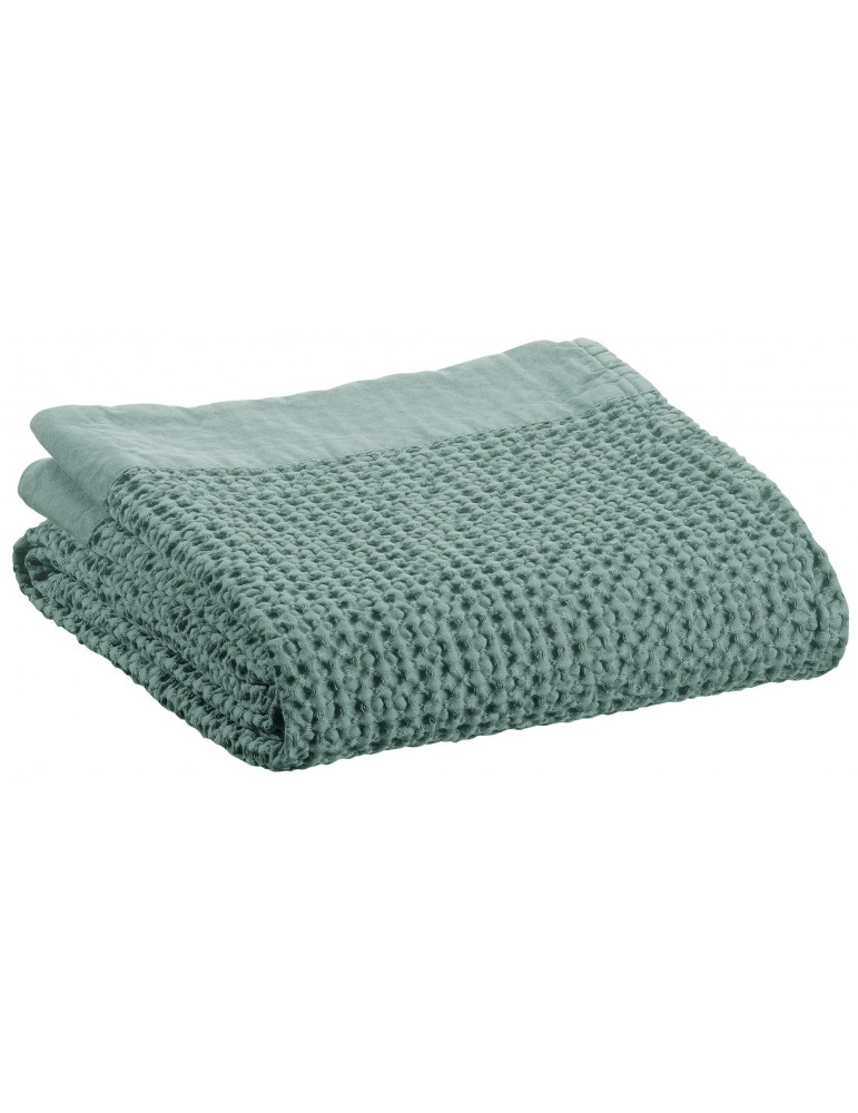 Drap de bain Stonewash Nagari Vert de gris 100 x 180 3047520000Vivaraise Drap de bain Stonewash Nagari Vert de gris 100 x 180 3047520000Vivaraise