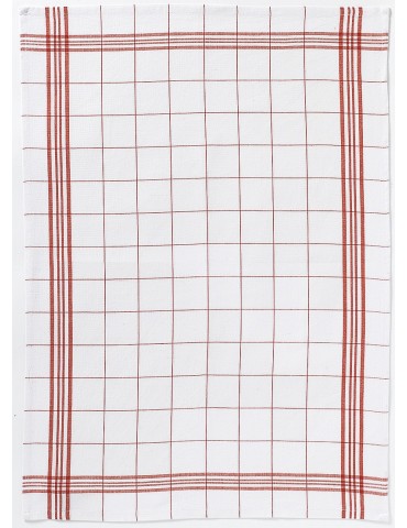 Torchon Carreaux rouge 50 X 70 6071035000Winkler