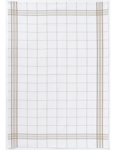 Torchon Carreaux taupe 50 X 70 6071088000Winkler