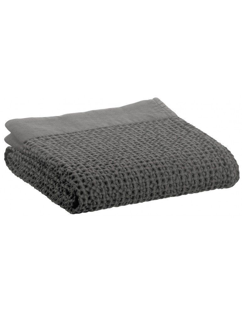Serviette invité Stonewash Nagari Carbone 30 x 50 3047270000Vivaraise Serviette invité Stonewash Nagari Carbone 30 x 50 3047270000Vivaraise