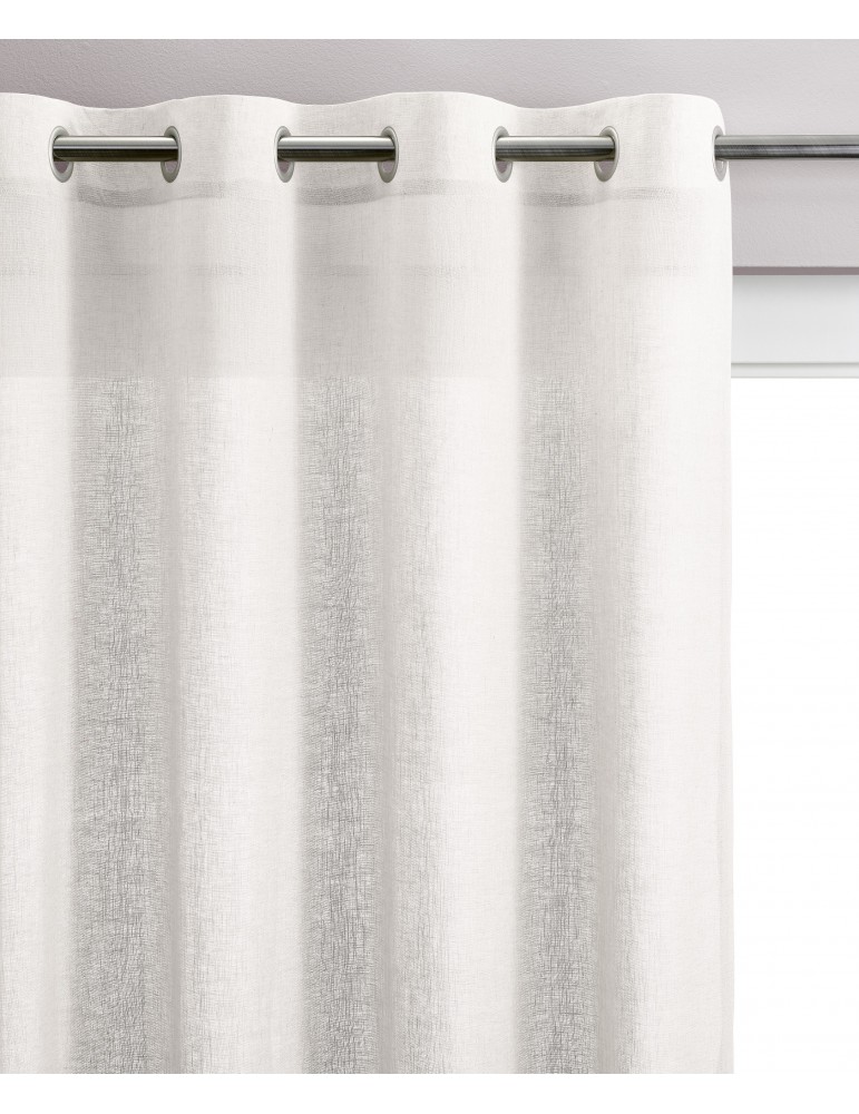 Rideau Voile Zeff Blanc 140 x 280 7130010000Vivaraise Rideau Voile Zeff Blanc 140 x 280 7130010000Vivaraise