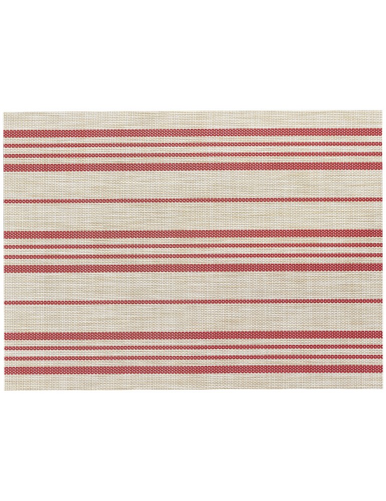Set de table Sina Naturel/Rouge 33 x 45 8507092000Winkler Set de table Sina Naturel/Rouge 33 x 45 8507092000Winkler