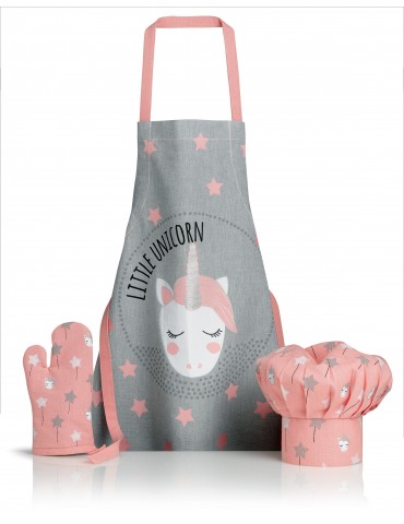 Tablier, toque et gant de cuisine Unicorn Perle 52 x 63 6924030103Winkler