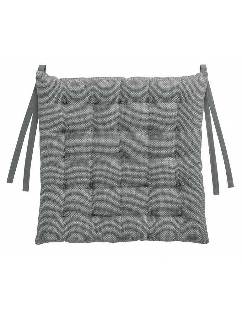 Galette de chaise Kalan Ombre 38 x 38 x 3 7424075000Les Ateliers du Linge Galette de chaise Kalan Ombre 38 x 38 x 3 7424075000Les Ateliers du Linge