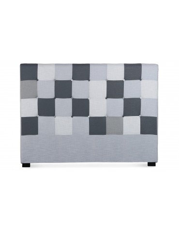 Tête de lit Luxor 160cm patchwork Gris LF155PA160