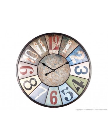 Horloge multicolore Gaston D.78 cm TIME DHO3345001Amadeus