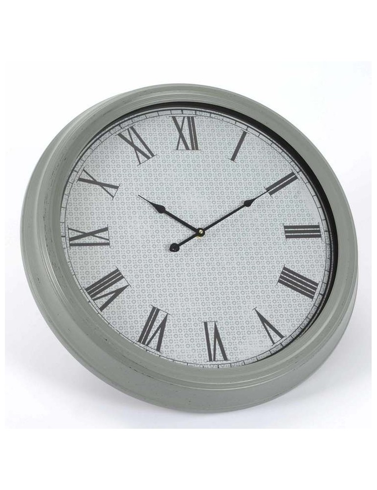 Horloge murale ronde en métal et verre grise D.62cm DANDYSME DMI3343121Amadeus Horloge murale ronde en métal et verre grise D.62cm DANDYSME DMI3343121Amadeus