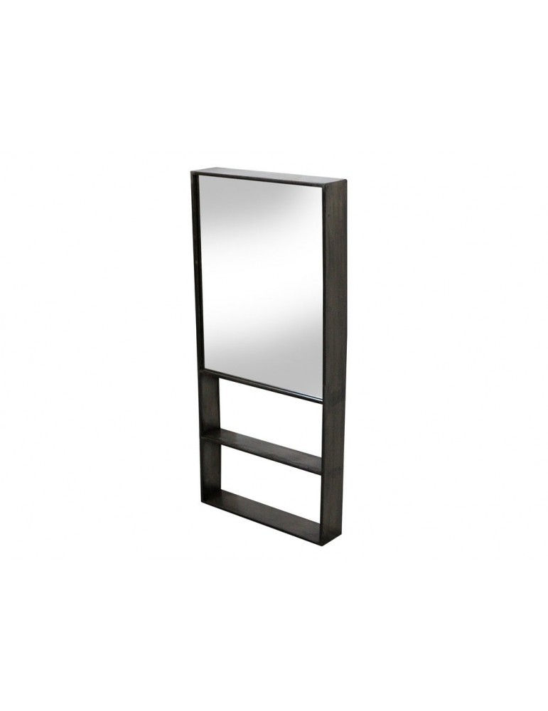 Miroir industriel mural rectangulaire vertical en métal MERIDIAN DMI3965005Red Cartel