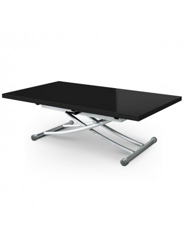 Table basse relevable Carrera XL Noir laqué b2219xlnoir