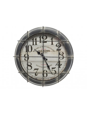 Horloge vintage métal grillagé D.41cm KLOK DHO3889022Decoris