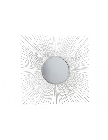 Miroir soleil en acier argent D.72cm LULLY DMI3889026Decoris