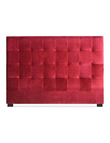 Tête de lit Luxor 160cm Velours Rouge lf155h160vrouge