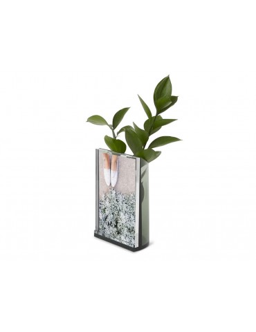 Vase 2 en 1 cadre photo en acrylique fumé OPTIC DVA3961014Umbra