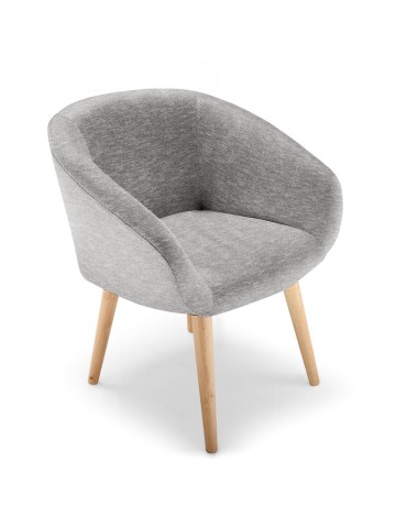 Chaise / Fauteuil style scandinave Frost Gris lsr151469gris