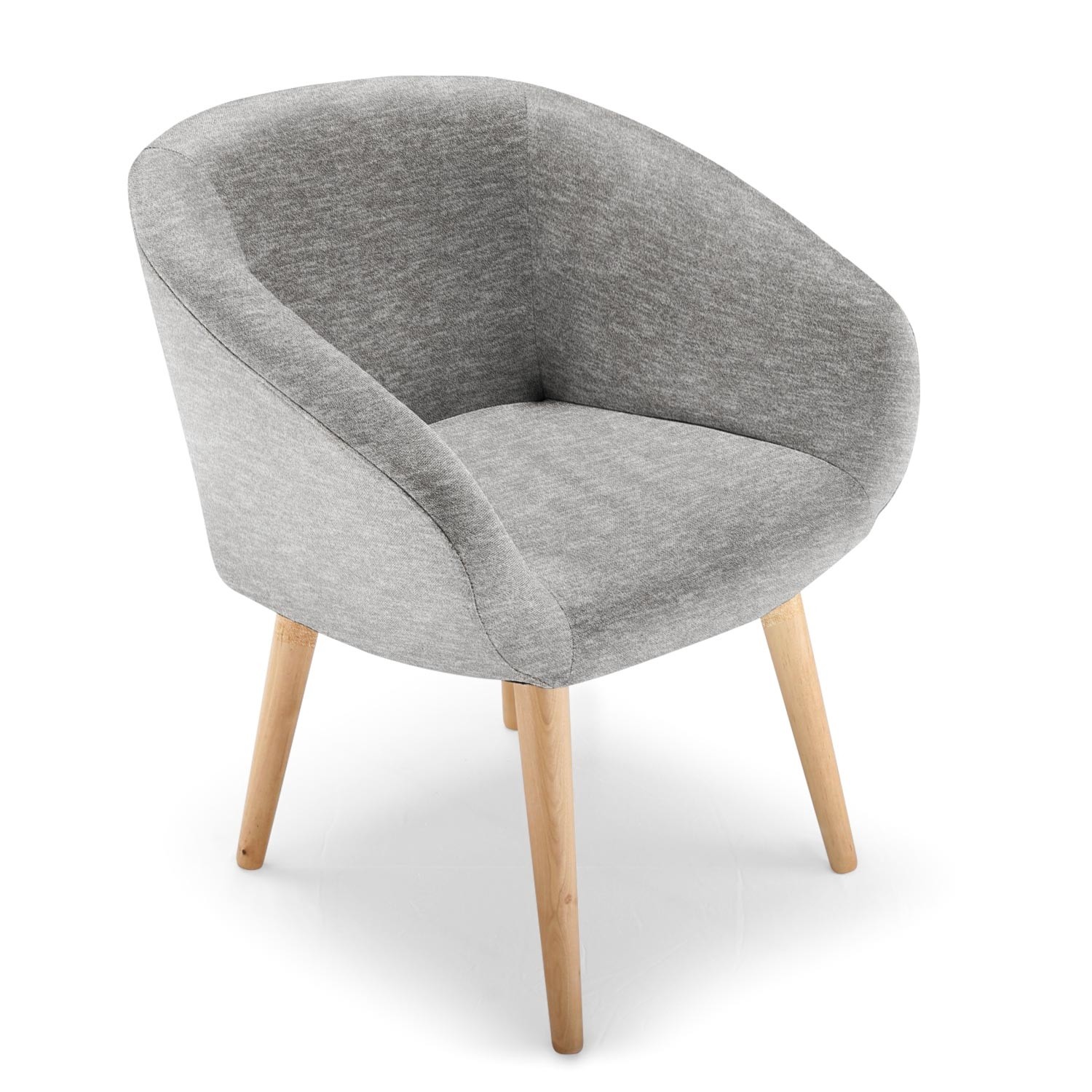 Chaise / Fauteuil style scandinave Frost Gris lsr151469gris