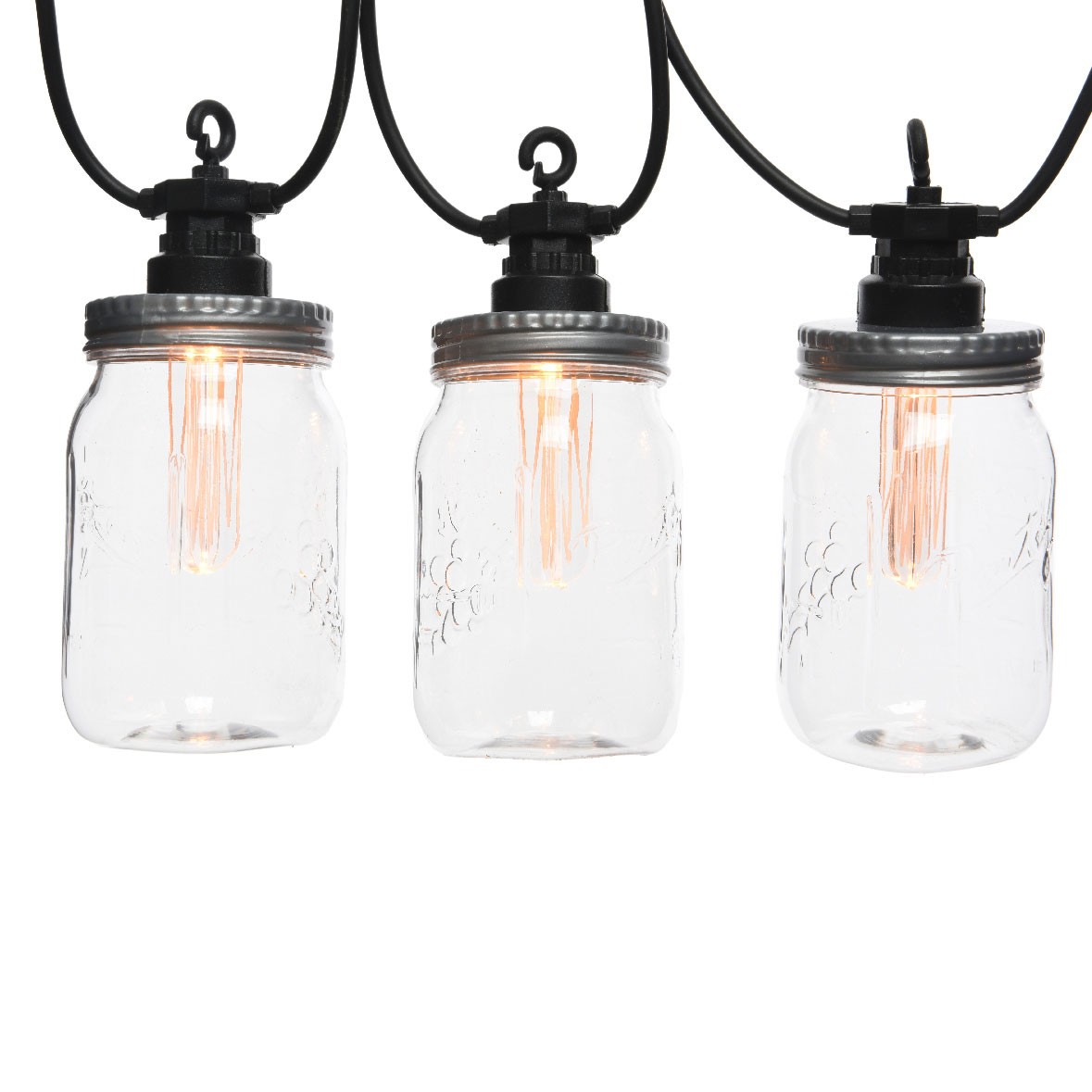 Loom Guirlande lumineuse LED Jar String Lights (8 bocaux