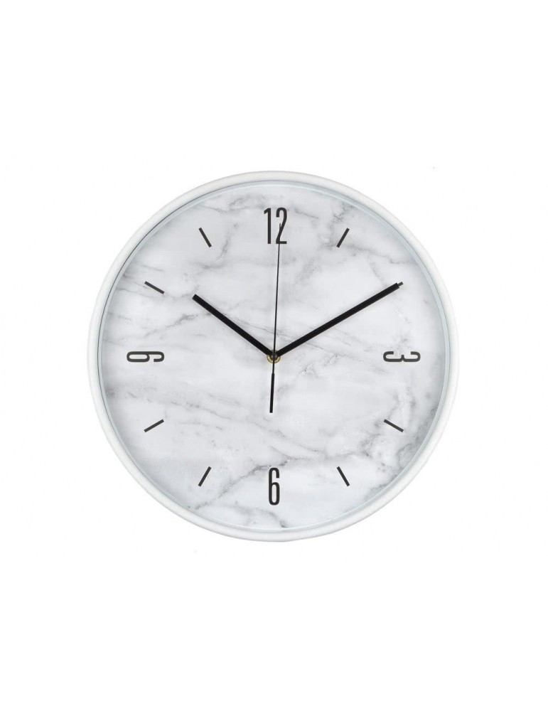 Horloge murale ronde en plastique effet marbre D.37.8cm TIMING DHO3951187Anytime