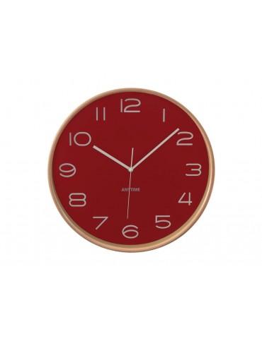 Horloge murale ronde en bois D.32cm TIMING marron DHO3951174Anytime